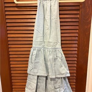 GAP Light Blue Kids Casual Dress NWT